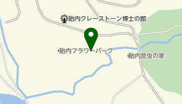 胎内市胎内フラワーパークの地図画像