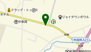 中島美容院の地図画像