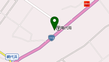 いしい理容院の地図画像