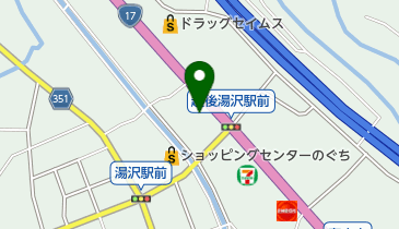 湯沢町デイサービスセンターの地図画像