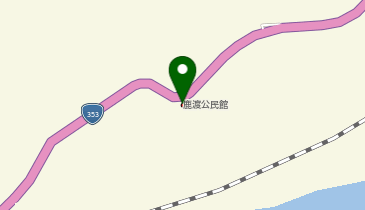 鹿渡公民館の地図画像