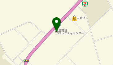 正面公民館の地図画像