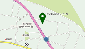 関川通所作業所さくら工房の地図画像