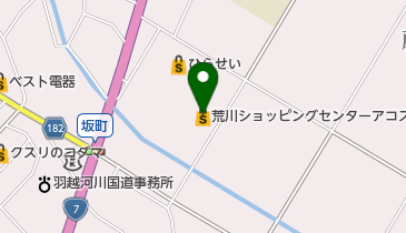 ドラッグさとうの地図画像