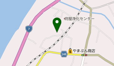 大滝ふとん店の地図画像