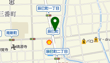 二山急便の地図画像