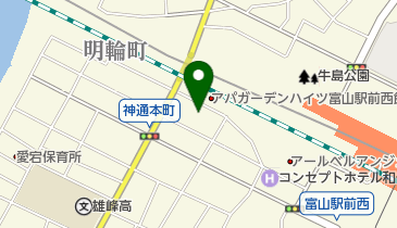東芝エレベータ株式会社富山営業所の地図画像