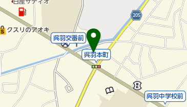 呉羽本町公民館の地図画像