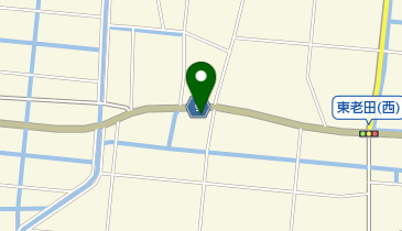 東老田公民館の地図画像