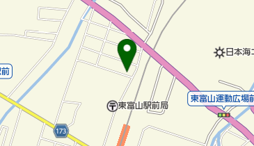東富山町公民館の地図画像
