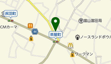 有限会社ヘアーブレス呉羽店の地図画像