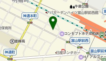 富山県司法書士会の地図画像