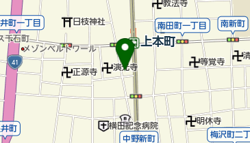 田畑商店の地図画像