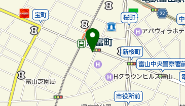 布一酒店の地図画像