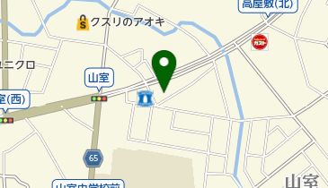 株式会社上田モータース 山室店の地図画像