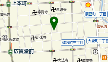 雲晴寺の地図画像