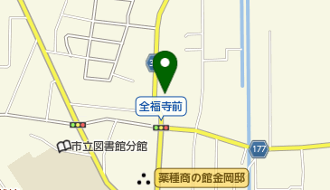 全福寺の地図画像