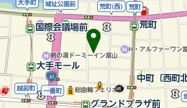 本願寺富山別院の地図画像