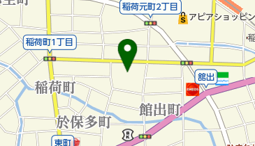 越中稲荷神社の地図画像