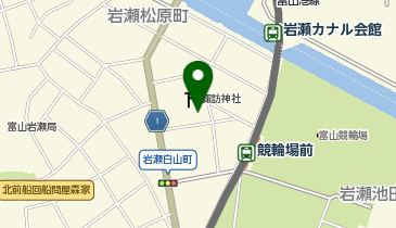 岩瀬諏訪神社の地図画像
