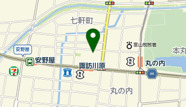 富山県神社庁の地図画像