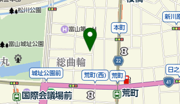 花川の地図画像