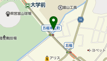 小杉スポーツ富山店の地図画像