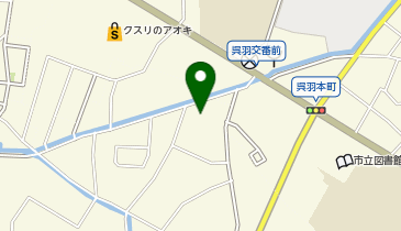 上條接骨院の地図画像