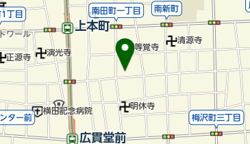 上滝接骨院の地図画像