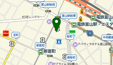 蛯谷鮮魚店の地図画像