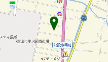 あおい商事株式会社ジーワイ富山店の地図画像