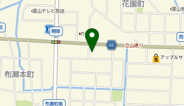 ラッキークリーク富山店の地図画像