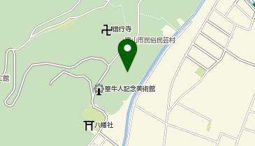 富山市民俗民芸村 陶芸館の地図画像