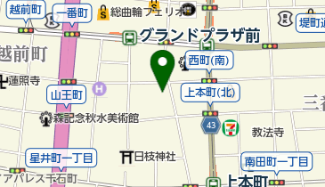 土田コンタクトレンズセンターの地図画像