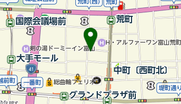 東京青山クリニック富山院の地図画像
