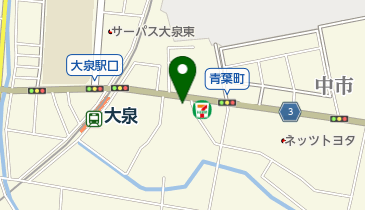 沢端米穀大泉店の地図画像