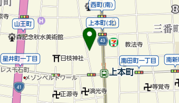石三商店の地図画像