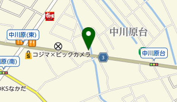 白百合理容店の地図画像