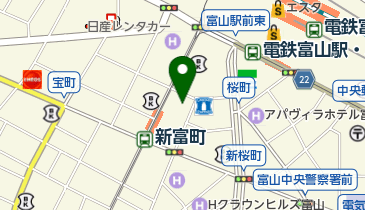 中村理容院の地図画像