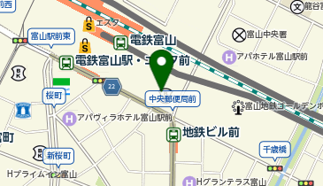 富山県旅行業協会の地図画像