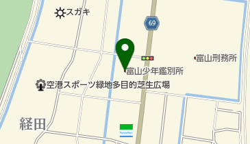 富山少年鑑別所の地図画像