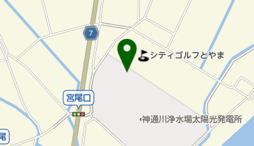富山県庁 富山県企業局 発電制御所の地図画像
