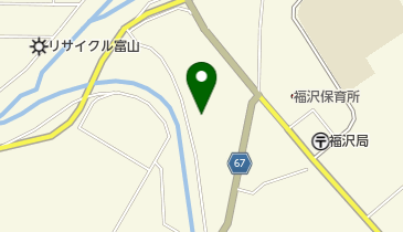 消防機関 富山市消防団 大山方面団 福沢分団の地図画像