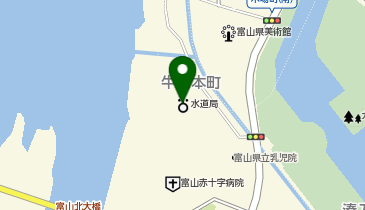 富山市役所 上下水道局 経営企画課の地図画像