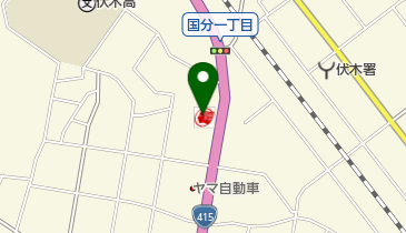 伏木燃商株式会社 一宮給油所の地図画像