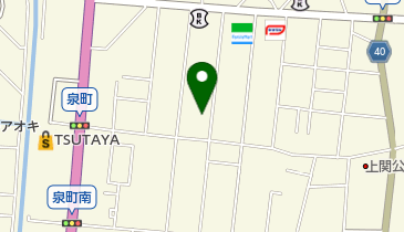 空手道秀武館の地図画像