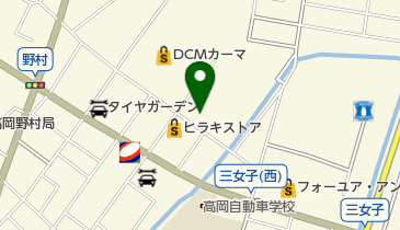 ジャパンスイミングスクール高岡の地図画像