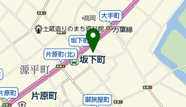 高岡教会の地図画像