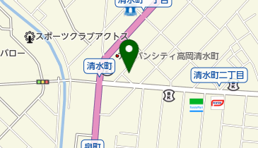 コインランドリー清水の地図画像