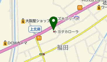 トヨタカローラ富山株式会社 高岡インター店の地図画像